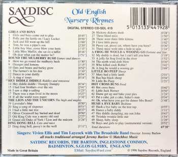 CD The Broadside Band: Old English Nursery Rhymes
