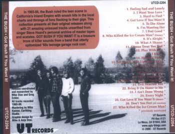 CD The Bush: Got Bush If You Want It!