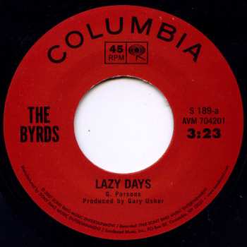 SP The Byrds: Lazy Days b/w Reputation