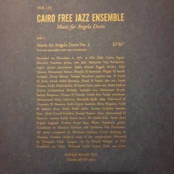 LP The Cairo Free Jazz Ensemble: Music For Angela Davis LTD