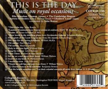 CD John Rutter: This Is The Day - Music On Royal Occasions