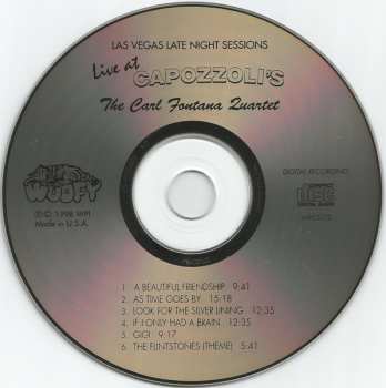 CD The Carl Fontana Quartet: Live At Capozzoli's
