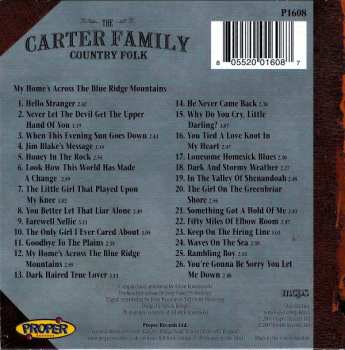 4CD/Box Set The Carter Family: Country Folk