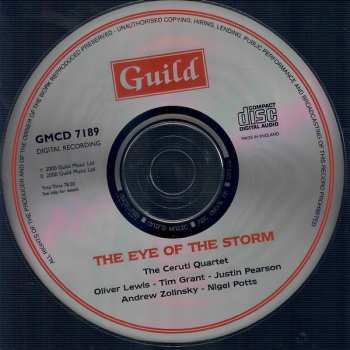 CD Justin Pearson: The Eye Of The Storm - Ferrucio Busoni's Zurch Friends & Disciples