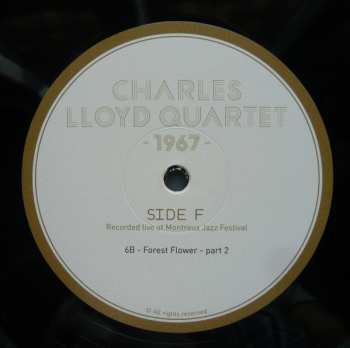 3LP The Charles Lloyd Quartet: 1967 - Recorded Live At Montreux Jazz Festival LTD | NUM