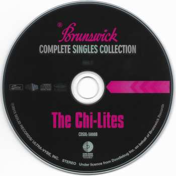 3CD The Chi-Lites: Brunswick Complete Singles Collection LTD