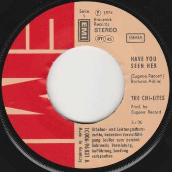 CD The Chi-Lites: Have You Seen Her + 1
