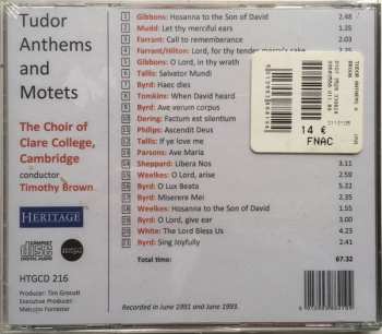 CD The Choir Of Clare College: Tudor Anthems And Motets