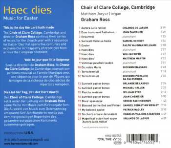 CD The Choir Of Clare College: Haec Dies