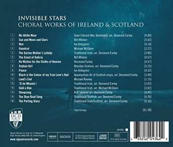 CD University College Dublin Choral Scholars: Invisible Stars (Choral Works Of Ireland & Scotland)