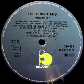 LP The Christians: Colour