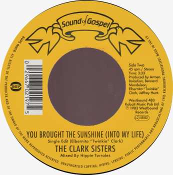 SP The Clark Sisters: Everything Is Gonna Be Alright /  You Brought The Sunshine (Into My Life)