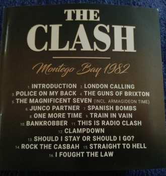 CD The Clash: Montego Bay 1982