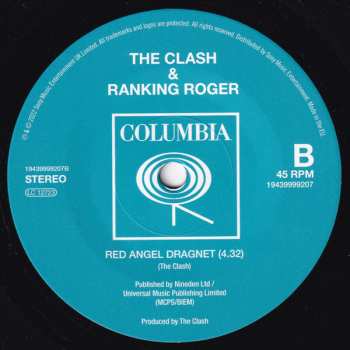 SP The Clash: Rock The Casbah / Red Angel Dragnet LTD