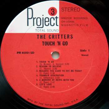 LP The Critters: Touch'N Go With The Critters