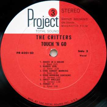 LP The Critters: Touch'N Go With The Critters