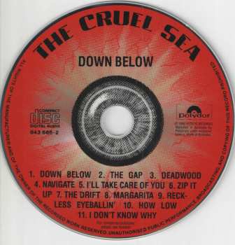 CD The Cruel Sea: Down Below