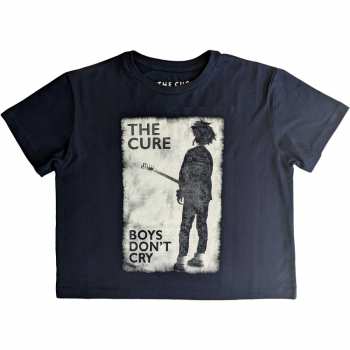 Merch The Cure: Dámske Crop Top Boys Don't Cry B&w