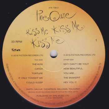 2LP The Cure: Kiss Me Kiss Me Kiss Me