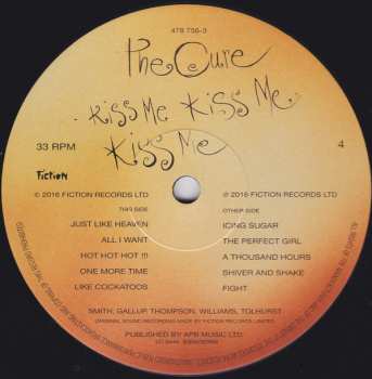 2LP The Cure: Kiss Me Kiss Me Kiss Me