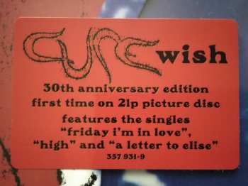 2LP The Cure: Wish PIC | LTD