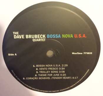 LP The Dave Brubeck Quartet: Bossa Nova U.S.A. LTD