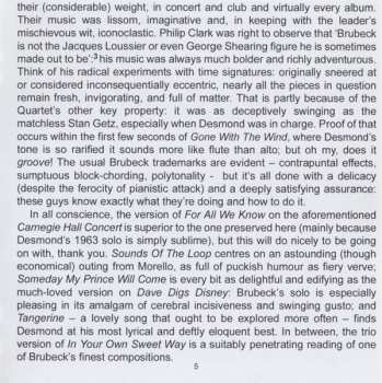 CD The Dave Brubeck Quartet: In Your Own Sweet Way