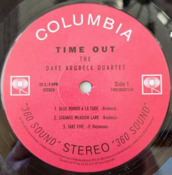 LP The Dave Brubeck Quartet: Time Out