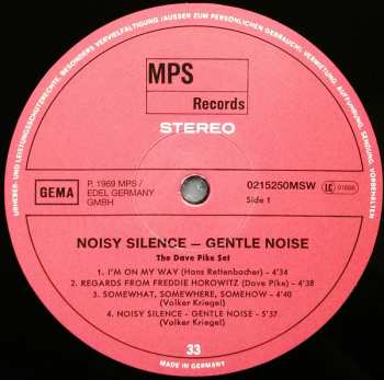 LP The Dave Pike Set: Noisy Silence — Gentle Noise
