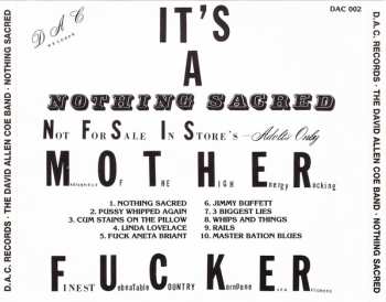 CD The David Allan Coe Band: Nothing Sacred