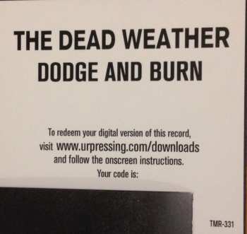 LP The Dead Weather: Dodge And Burn