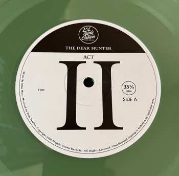 2LP The Dear Hunter: Act II: The Meaning Of, And All Things Regarding Ms. Leading CLR