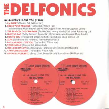 CD The Delfonics: La La Means I Love You / Sound Of Sexy Soul