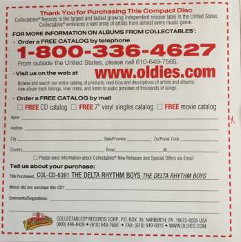 CD The Delta Rhythm Boys: The Delta Rhythm Boys