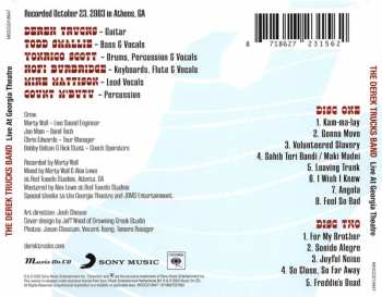 2CD The Derek Trucks Band: Live At Georgia Theatre