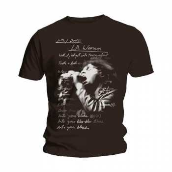 Merch The Doors: Tričko La Woman Lyrics 