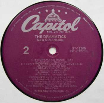 LP The Dramatics: New Dimension