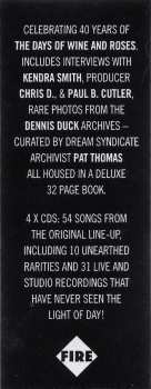 4CD The Dream Syndicate: History Kinda Pales When It And You Are Aligned (The Days Of Wine And Roses 40th Anniversary Edition) DLX