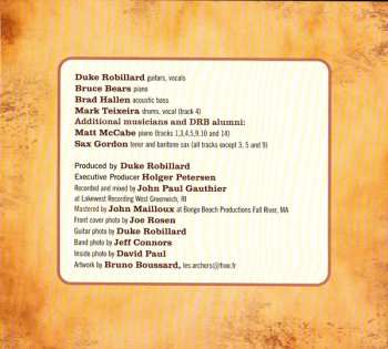 CD The Duke Robillard Band: Low Down And Tore Up