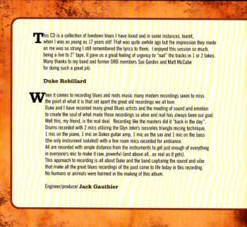 CD The Duke Robillard Band: Low Down And Tore Up