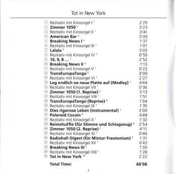 SACD Ibadet Ramadani: Tot In New York