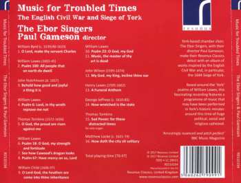 CD The Ebor Singers: Music For Troubled Times: The English Civil War & Siege Of York