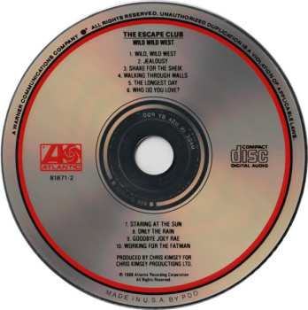 CD The Escape Club: Wild Wild West