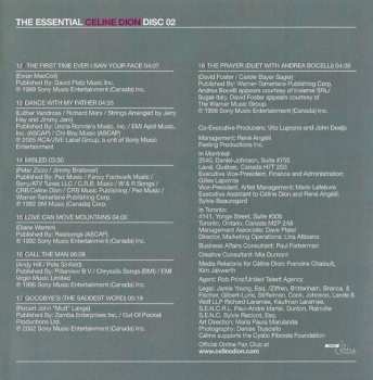 2CD Céline Dion: The Essential Celine Dion