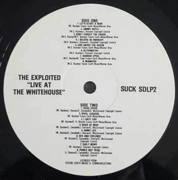 LP The Exploited: Live At The Whitehouse