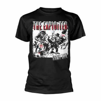 Merch The Exploited: Tričko Army Life (black)