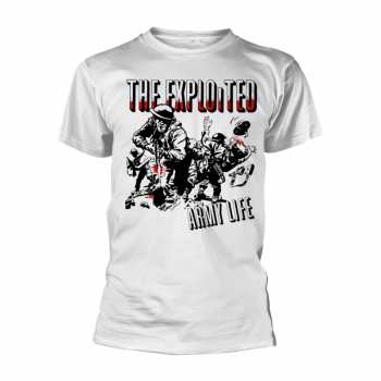 Merch The Exploited: Tričko Army Life (white)