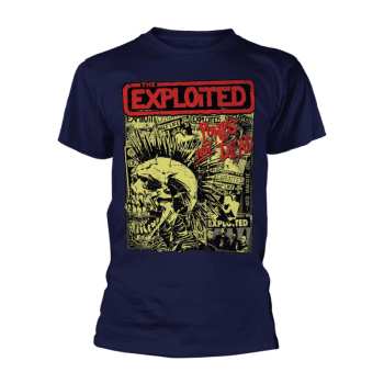 Merch The Exploited: Tričko Punks Not Dead (album) (navy)