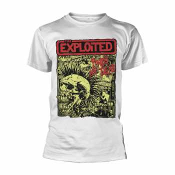 Merch The Exploited: Tričko Punks Not Dead (white)
