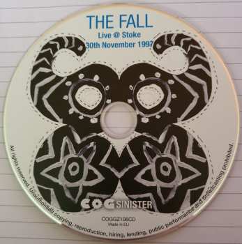 CD The Fall: Live 1997 30th November Stage Stoke UK